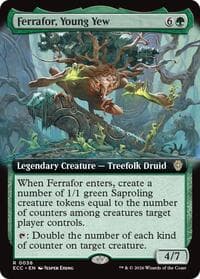Ferrafor, Young Yew (Extended Art) from Commander: Lorwyn Eclipsed