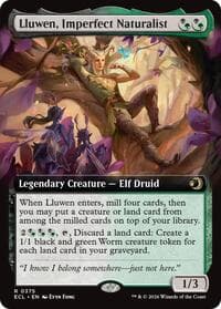 Lluwen, Imperfect Naturalist (Extended Art) from Lorwyn Eclipsed