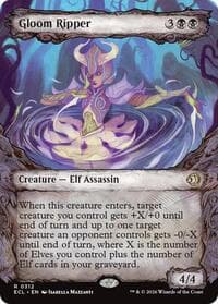 Gloom Ripper (Showcase) from Lorwyn Eclipsed