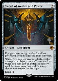 Sword of Wealth and Power from Promo Pack: Lorwyn Eclipsed