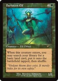 Farhaven Elf (Retro Frame) from WPN & Gateway Promos