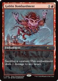 Goblin Bombardment from Game Day & Store Championship Promos