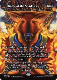 Splinter of the Shadows - Ashcoat of the Shadow Swarm (Borderless) from Teenage Mutant Ninja Turtles Source Material