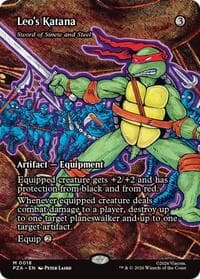 Leo's Katana - Sword of Sinew and Steel (Borderless) from Teenage Mutant Ninja Turtles Source Material