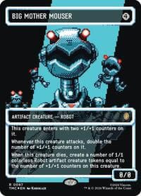 Big Mother Mouser (Borderless) (Surge Foil) from Commander: Teenage Mutant Ninja Turtles