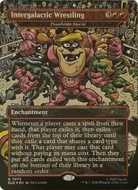 Intergalactic Wrestling - Possibility Storm from Secret Lair Drop Series