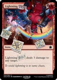 Lightning Bolt (042) (Pool Party Foil) from Secret Lair Drop Series