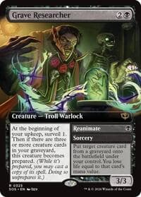 Grave Researcher (Extended Art) from Secrets of Strixhaven