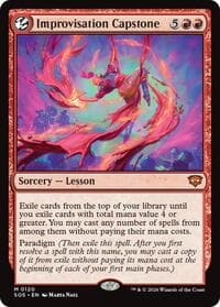Improvisation Capstone from Secrets of Strixhaven