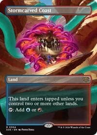 Stormcarved Coast (Borderless) from Secrets of Strixhaven