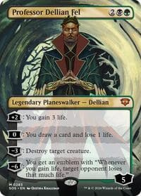 Professor Dellian Fel (Borderless) from Secrets of Strixhaven