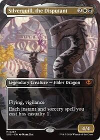 Silverquill, the Disputant (Borderless) from Secrets of Strixhaven