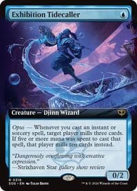 Exhibition Tidecaller (Extended Art) from Secrets of Strixhaven