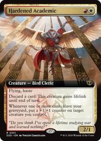 Hardened Academic (Extended Art) from Secrets of Strixhaven
