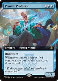 Pensive Professor (Extended Art) from Secrets of Strixhaven