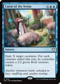 Curse of the Swine from Commander: Secrets of Strixhaven