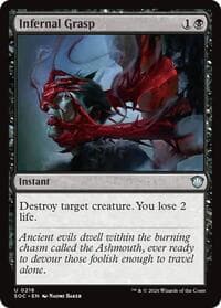 Infernal Grasp from Commander: Secrets of Strixhaven