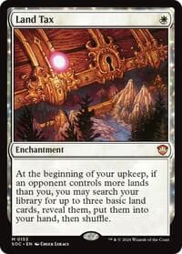 Land Tax from Commander: Secrets of Strixhaven
