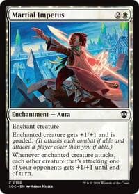 Martial Impetus from Commander: Secrets of Strixhaven