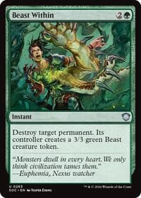Beast Within from Commander: Secrets of Strixhaven