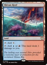 Shivan Reef from Commander: Secrets of Strixhaven