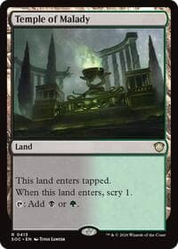 Temple of Malady from Commander: Secrets of Strixhaven