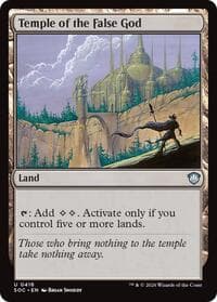 Temple of the False God from Commander: Secrets of Strixhaven