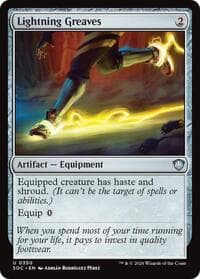 Lightning Greaves from Commander: Secrets of Strixhaven