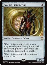 Solemn Simulacrum from Commander: Secrets of Strixhaven