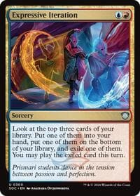 Expressive Iteration from Commander: Secrets of Strixhaven