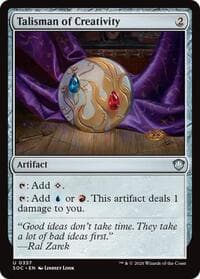 Talisman of Creativity from Commander: Secrets of Strixhaven