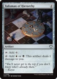 Talisman of Hierarchy from Commander: Secrets of Strixhaven