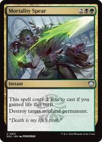 Mortality Spear from Commander: Secrets of Strixhaven