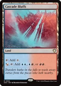 Cascade Bluffs from Commander: Secrets of Strixhaven