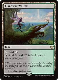 Llanowar Wastes from Commander: Secrets of Strixhaven