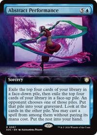 Abstract Performance (Extended Art) from Commander: Secrets of Strixhaven