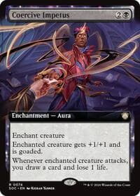 Coercive Impetus (Extended Art) from Commander: Secrets of Strixhaven