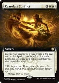 Ceaseless Conflict (Extended Art) from Commander: Secrets of Strixhaven