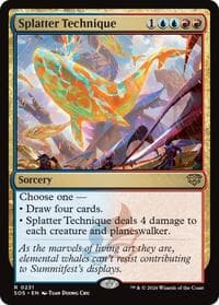 Splatter Technique from Secrets of Strixhaven