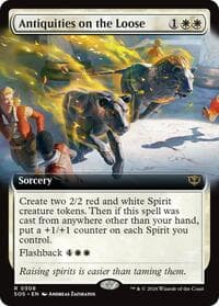 Antiquities on the Loose (Extended Art) from Secrets of Strixhaven