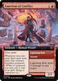 Emeritus of Conflict (Extended Art) from Secrets of Strixhaven