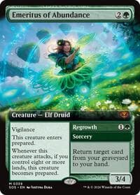 Emeritus of Abundance (Extended Art) from Secrets of Strixhaven