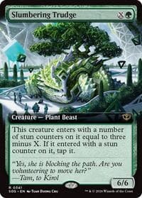 Slumbering Trudge (Extended Art) from Secrets of Strixhaven