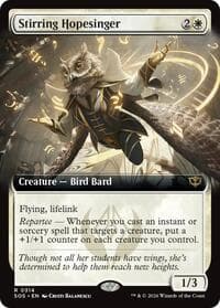 Stirring Hopesinger (Extended Art) from Secrets of Strixhaven