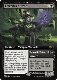 Emeritus of Woe (Extended Art) from Secrets of Strixhaven