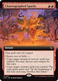 Choreographed Sparks (Extended Art) from Secrets of Strixhaven