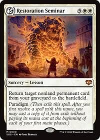 Restoration Seminar from Promo Pack: Secrets of Strixhaven