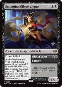 Scheming Silvertongue from Promo Pack: Secrets of Strixhaven