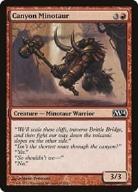 Canyon Minotaur from Magic 2014 (M14)