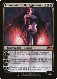 Liliana of the Dark Realms from Magic 2014 (M14)